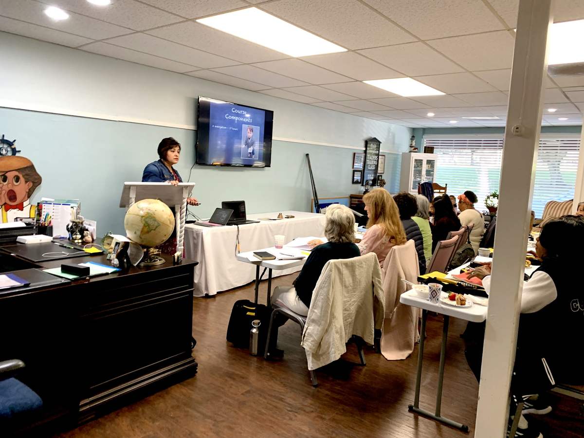 Teaching Children Effectively class in session at the CEF Pasadena office